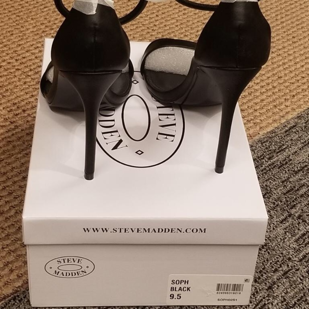 SM black single sole pump - Picture 3 of 4